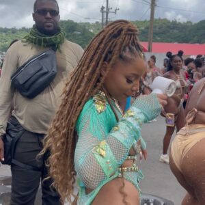 Chloe Bailey Instagram - St Lucia carnival matched my freak 🥰🙊
