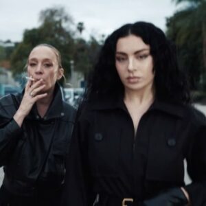Chloë Sevigny Instagram - New @charli_xcx 360 out now! 🖤 
Me and the kids