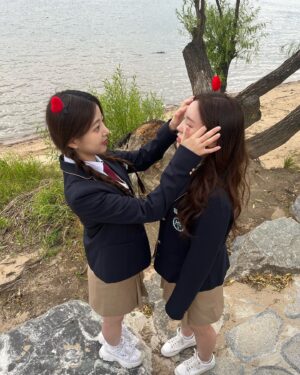 Choi Ji-hye Instagram - 내사랑 쓰리지 🫶🏻💗 나의 사랑 민지
#조폭인내가고등학생이되었습니다 #highschoolreturnofagangster