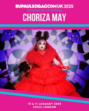 Choriza May Instagram - Choriza has never been HOTTER ❤️‍🔥 #DragRaceUK vs The World S2 super queen @chorizamay is coming to @rupaulsdragcon UK - the largest gathering of #DragRace queens in the WORLD! 🇬🇧 

🎟️ #DragCon UK tickets on sale at rupaulsdragcon.com 
🗓️ 10 & 11 Jan 2025
📍 @excellondon