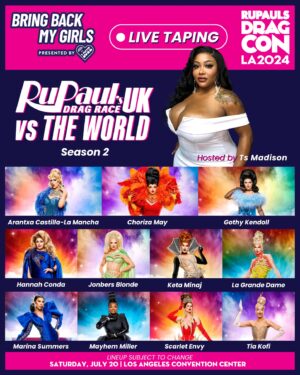 Choriza May Instagram - DRAGCON LA 2024! 😈 Are you ready for some spicy sausage? I’m beyond excited to fly to Los Angeles! Save this post with all the info about my booth, times, gigs, merch etc 🍑 I see you this Friday 🥰! 

ART BY: @goostf