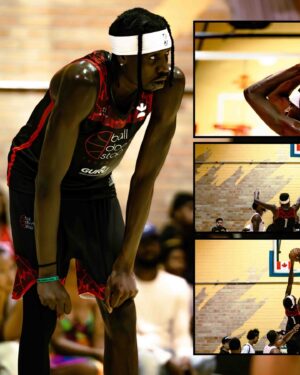 Chris Boucher Instagram - 𝐘𝐞𝐚𝐫 𝟖 𝐋𝐨𝐚𝐝𝐢𝐧𝐠 ⏳⌛️

Another day, another bucket for @slimmduck as he drops 48 points at the @balldontstop 2024 Toronto Pro-Am 🧑‍🍳🏀 

📸 for @everybody.s.uncle @theraptorsinsider