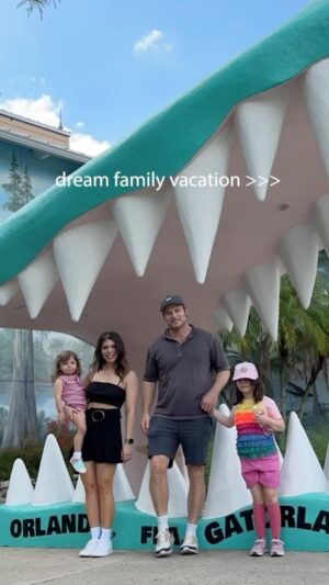Chris Carmack Instagram - World Tour not ruined! 
The possibilities really do feel endless when staying in Kissimmee, Florida. We went from feeding alligators at @gatorland_orlando , to dining with royalty at @waltdisneyworld , to actually dining at a Michelin starred restaurant in a hotel that holds a Michelin Key (@saltandthecellarbyakiraback @ettehotel ), to sunbathing and floating down a lazy river with a tropical drink in hand at @islandh2owaterpark ....all while staying in a dream vacation house (@magicalvacationhomes ). Make sure Kissimmee is the next stop on your “World Tour” @experiencekissimmee #MyKissimmee #Kissimmeepartner