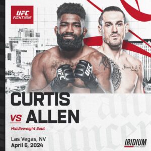 Chris Curtis Instagram - 🚨 #TeamIridium News 🚨

Our man @actionman513 is ready to bring home his 6th @ufc victory vs. Brendan Allen in the Main Event on April 6 ✍🏼 #TheDarkside