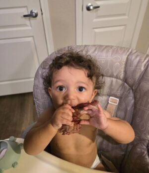 Chris Curtis Instagram - Smoked up some flap steak since I was tired and lazy. Bear approved