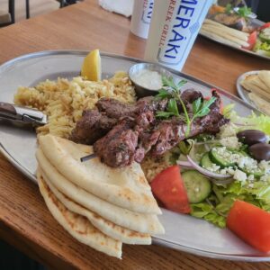 Chris Curtis Instagram - Seriously,  one of my favorite places to get an amazing and clean mean on the weekends in camp is definitely @merakigreekgrill. I waited all week for this!!!