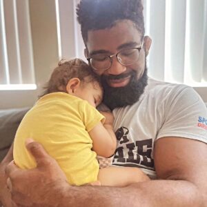 Chris Curtis Instagram - And sometimes, you just need dad naps. When your kids are 16 years apart, you forget just how quickly dad naps can solve a lot of cranky baby issues.