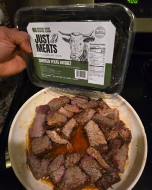 Chris Curtis Instagram - Sooo I just tried out The Smoked Texas Brisket from @justmeats.co and I have to say, as someone who loves brisket, I was pleasantly surprised. Good smoke flavor and surprisingly tender. Definitely a pleasant surprise, and I'll be ordering this again during camp. Should I try the Pollo Asado or Texas pulled pork next?