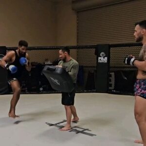 Chris Curtis Instagram - Flowing with my big brothers! 💯 💣💥🔥
Braddah @bradtavares808 is Fighting July 23rd and my ninja @actionman513 on a hopeful fall season comeback! Im grateful to you both for supporting and having my back 🫡🙏🏼💯 @xcmma @ufc 
.
$10 to the 1st person to comment Chris Curtis 2 war crys in the video!!! 😂👇🏼
.
#ufc #mma #boxing #muaythai #kickboxing #jiujitsu #bjj #bomb #flow #mitts  #passion #fight #dedication #coach #coaching