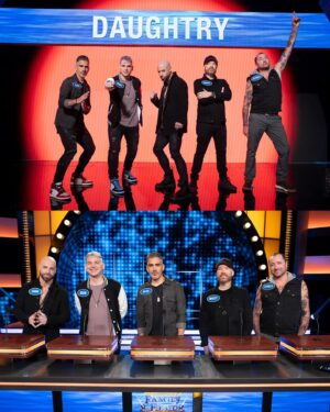 Chris Daughtry Instagram - IT ALL GOES DOWN TONIGHT!!!! 👊🤘We're going head to head against our boys in @paparoach on @familyfuedabc all in support of @afspnational 

Don't miss #CelebrityFamilyFued TONIGHT at 8/7c on @abc and streaming on @hulu

Who you got???

#familyfued