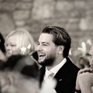 Chris Hughes Instagram - The emotions of a wedding… wondering will it ever be me 🥹😅

Watching one of your closest friends tie the knot was special, and seeing old friends I haven’t seen for years was wholesome. Congratulations @jmroofingcontractors & @caroline.mosson, enjoy your lifetime 🫶🏼

@jlf_visuals23 📸 capturing some great memories all day!