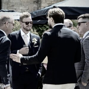 Chris Hughes Instagram - The emotions of a wedding… wondering will it ever be me 🥹😅

Watching one of your closest friends tie the knot was special, and seeing old friends I haven’t seen for years was wholesome. Congratulations @jmroofingcontractors & @caroline.mosson, enjoy your lifetime 🫶🏼

@jlf_visuals23 📸 capturing some great memories all day!