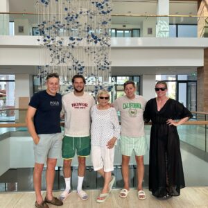 Chris Hughes Instagram - Family is forever, love you mum. Special time away with with my nearest, loved every minute of it. It’s been over 10 years since we’ve had a family holiday, it felt so good 🤍🇵🇹
