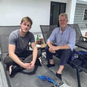Chris Jonathan Roy Chaafe Instagram - กลับมาอยู่ Australia คิดถึงอะไรที่สุด.... คิดถึงพ่อ 😅 ปกติอยู่ไทยก็ไม่ได้เจอกันบ่อยหรอก แต่มันก็ยังเจอกันบ้าง

ท่องเที่ยวกลับมาเปิด สิไปหาเด้อพ่ออ 🤣