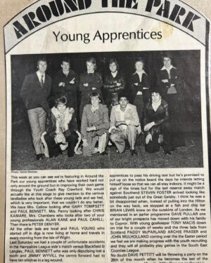 Chris Kamara Instagram - 49years ago aged 16 🙈 I left the Royal Navy & joined Pompey FC ⚽️ Just found a pic of a load of old blokes all aged 17 😂🤣 who must be wearing fancy dress 🙈😂 #thegoodolddays