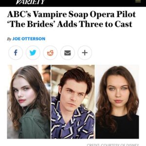 Chris Mason Instagram - So excited to be starting this! Glad to be working with such a talented bunch of people! #thebrides #abc
