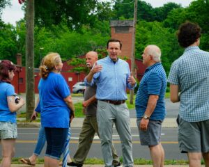 Chris Murphy Instagram - Arranged my route for the first day of my Walk Across Connecticut today so I could participate in the East Windsor Memorial Day parade. The rain just held back! Thanks to First Selectman Bowza for hosting me. #WalkCT