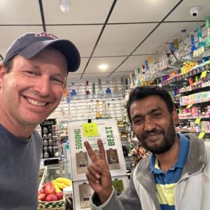 Chris Murphy Instagram - When I walked into the CBD store Malik works at on my Walk Across Connecticut, he was shocked. “A Senator from Pakistan would have 20 people with him! You have no one!”

He’s been in America for one year and loves it. “Every leader is corrupt back home. Here at least I have a shot.”