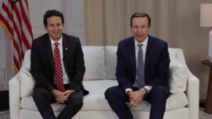 Chris Murphy Instagram - My buddy @brianschatz and l have some thoughts about JD Vance’s really creepy idea to give less votes to people without kids. 

Give a watch.