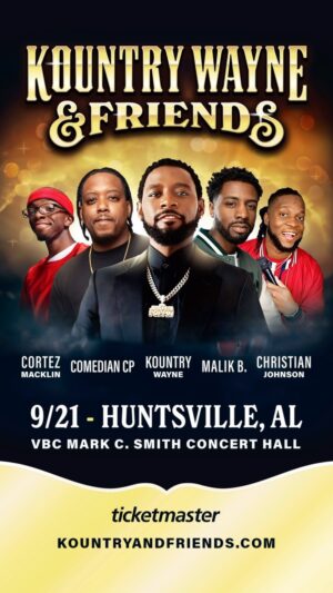 Chris Powell Instagram - THE TWO NIGHT TAKEOVER 🚨Kountry Wayne & Friends are taking over Bama this fall ✨ 

Tickets are on-sale now through Ticketmaster 

•
•
•
•
•
•
•
#kountrywayne #kountrywaynechallenge #cortezmacklin #blackcomedy #wildnout #standupcomedyshow