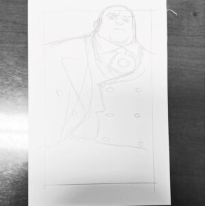 Chris Samnee Instagram - Bit of process from a few recent warmups ✍️✍️✍️