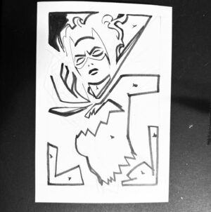 Chris Samnee Instagram - Bit of process from a few recent warmups ✍️✍️✍️