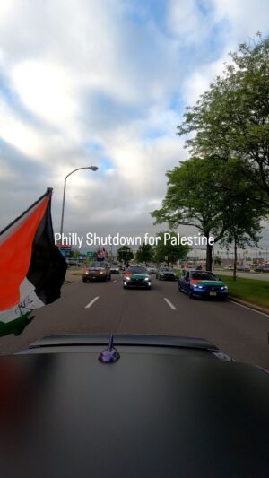 Chris Smalls Instagram - Philly shutdown for Palestine alhamdulilah 🇵🇸🇵🇸
@philly_for_palestine
.
.
Join our channel for future Pro Palestine car rallies