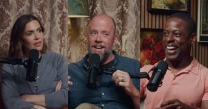 Chris Sullivan Instagram - Rebecca promised us, “Nothing bad ever happens on Christmas Eve,” but if you rewatched, “Last Christmas” (S1E10), like we did, you know it’s a close call.😮‍💨 How do we celebrate the joys of life when we’re at death’s door? Where do we find peace amidst the holiday season when it’s not always a joyful time? Who do we turn to when we need a hand to hold to get us through it all? Well ring the bells because Christmas comes early this year. A new episode of #ThatWasUs is available to listen/watch at our bio link.💛