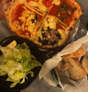 Chrissie Swan Instagram - Drum roll please… herewith are the top ten things I ate over the last month in Europe. It was a tough race but #1 has to be the risotto Milanese and Osso Bucco I had in Milan along with the best Caprese Salad ever (my fave salad) and also a Melanzane Parmigiana I got from a truck stop somewhere outside of Naples… 
I’m back at work today on @thechrissieswanshow and if you’ve been watching my adventures and thinking ‘I’ll have what she’s having!’ I’d be listening if I were you 💋🇮🇹 🇫🇷 🏴󠁧󠁢󠁥󠁮󠁧󠁿 
See you from 2-4 🤗❤️