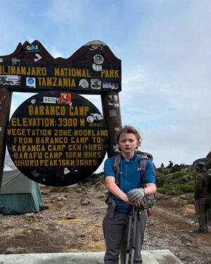 Christian Convery Instagram - Cannot believe my Mom and I stood at 5895 m/19,341 ft, the tallest point in Africa.

📍Mount Kilimanjaro

1/7 seven summits 
Largest free standing mountain in the world!

Thank you @altezza.travel for this incredible experience of a lifetime😎