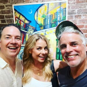 Christian LeBlanc Instagram - At the gallery of the amazing @jamesmichalopoulos with the Cooneys  on @dirtylinennight !!! @msjessicacollins (Avery,YR) @acapulcoappletv @youngandrestlesscbs #NOLA @michaelcooneywriter