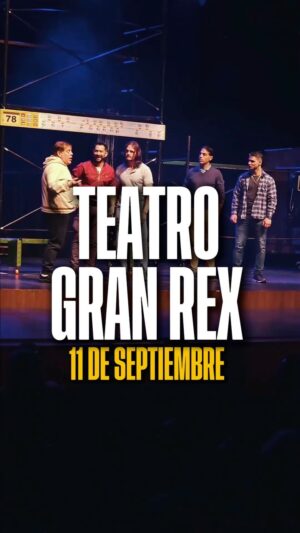 Christian Sancho Instagram - ¡Los Sinvergüenzas llegan al @teatro_granrex! 😍
El 11 de septiembre festejamos un año en cartelera. 
Conseguí tu entrada en @tuentrada o en el teatro 🎫