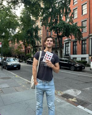 Christian Weissmann Instagram - new york i’m here and ready to read you my gay poetry