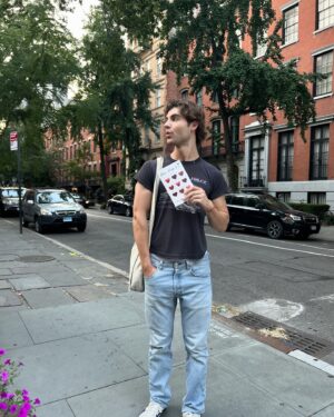 Christian Weissmann Instagram - new york i’m here and ready to read you my gay poetry