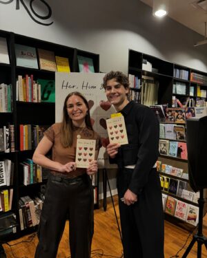 Christian Weissmann Instagram - BIG GAY BOOK PARTY 💌 

thank you to everyone for coming out 🥹 i am truly at a loss for words… love you all