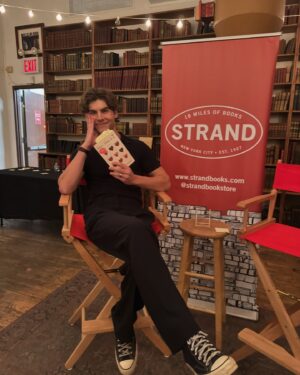 Christian Weissmann Instagram - her him & i hits the strand! 

i’ll never forget this night, thank you to everyone who made it possible. brianna, for being an amazing moderator and making me feel so safe up there. walker, tiko, elena and everyone at strand for supporting this dream of mine and being incredibly kind and helpful partners to throw this event with. michelle at central ave for not giving up on me! all my lovely nyc friends for coming and getting the word out there, landry and annie i owe u my first born. derek, alison and bailey at imprint for their huge help with this book and event. and lastly but most importantly; to all of you. thank you for reading this piece of my heart and being there to support this lil gay guy you follow. i am endlessly grateful that you came and i’m forever changed by your stories and your connection to these poems. there are no more words except, i love you & thank you.

till next time!