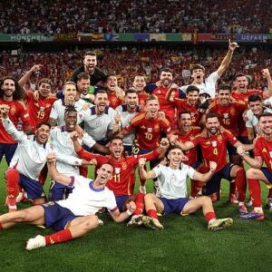 Christine Lagarde Instagram - Congratulations to Spain, well-deserved champions at Euro2024.

Well done to England for reaching the final, and thanks to all teams for a great tournament.

#euro2024