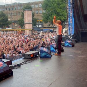 Christopher Instagram - Heja Sverige 🇸🇪 Thank you for treating us well Gävle. See you tomorrow Kalmar @rixfmfestival 🤘
