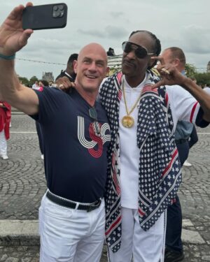 Christopher Meloni Instagram - Paris2024 enjoying the Olympics with…the world @nbc