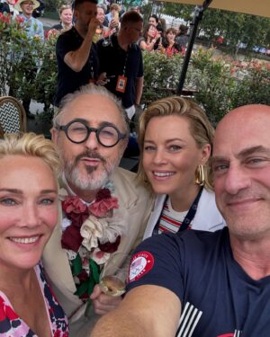 Christopher Meloni Instagram - Paris2024 enjoying the Olympics with…the world @nbc