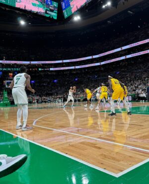 Christopher Mintz-Plasse Instagram - 40% of my posts are Celtics games. 
1-0 baby ☘️☘️☘️☘️☘️☘️☘️☘️☘️