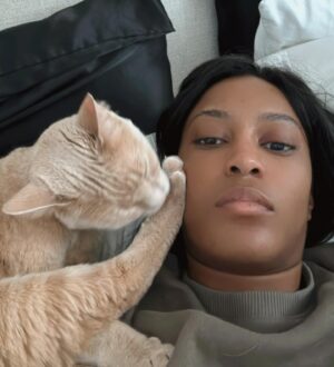 Ciara Miller Instagram - “childless cat lady”