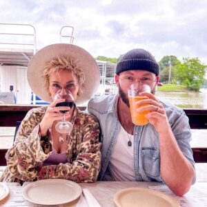 Clare Bowen Instagram - Finishing ice creams and brawls for eachother since the 90s. 🍦

Caught by Dad 🦌✨

#siblings #truestory #sing #clarebowen #timothyjamesbowen #nashville #australia #thelastheadbutt