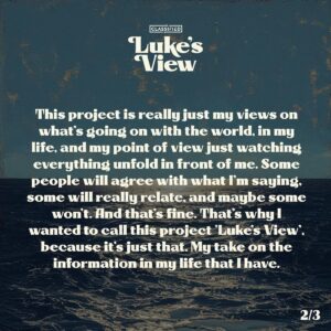 Classified Instagram - My new album Luke's View is yours now, for you to have your own view on. #lukesview