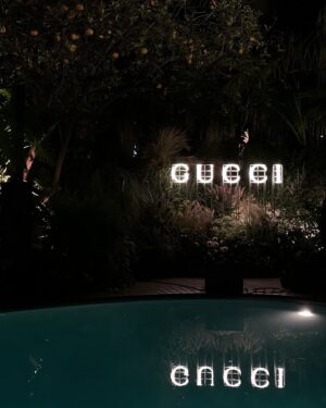 Claudia Sulewski Instagram - a night out for flora 🥀 @gucci @guccibeauty
