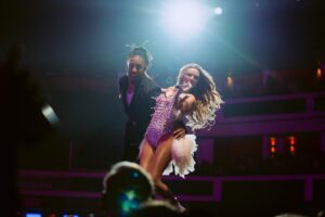 Claudimar Neto Instagram - 🪩✨we really having a ball ✨🪩
Birmingham night 2 let’s go ……
@girlsaloud 🤩. 
#inmotion #onthemetro #girlslaloud #tour #dancerlife #claudimarneto