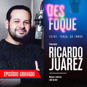 Claudio Galvan Instagram - ⏺️ [#123] DESFOQUE PODCAST COM RICARDO JUAREZ

ESTE EPISÓDIO FOI GRAVADO!

Ricardo Juarez é ator, dublador, locutor e diretor de dublagem.

Já emprestou sua voz para a dublagem de atores e personagens como: Johnny Bravo, Will Ferrell, Kratos (God of War), Edu (em Du, Dudu e Edu), Melman (em Madagascar), Barney Gumble (em Simpsons), Taz, Fuzzy Confusão (em As Meninas Superpoderosas), Johnny Worthington (em Universidade Monstros) e Kamek (em Super Mario Bros: O Filme).

Ricardo Juarez também é a voz de chamadas na TV Globo.

O bate-papo irá ao ar nesta terça-feira, dia 23, às 18h30, no canal do Desfoque Podcast!

Link na bio 👉 @‌desfoque_podcast !
.
.
.

.
.
.
\#ClaudioGalvan #GalvanEstudios #Desfoque #DesfoquePodcast #Podcast #Dublagem #Dublador #Dubladores #Ator #Atores #Teatro #Filme #Série #Novela #Cinema #DublagemViva #YouTube #RicardoJuarez #JohnnyBravo #AsMeninasSuperpoderosas #DuDudueEdu #Cartoon #CartoonNetwork #GodOfWar #Kratos #Playstation #Game #Madagascar #WillFerrell