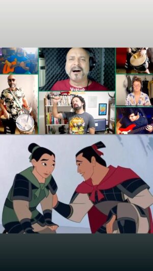 Claudio Galvan Instagram - Um Homem Ser! A música lendária do filme Mulan, cantada por @claudiogalvan , que há anos vem confundindo a mente dos amantes das letras, lembre-se: é Um Homem Ser 😁