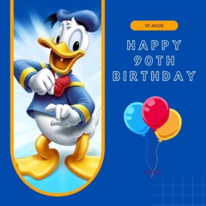 Claudio Galvan Instagram - 🥳🌟 FELIZ 90 ANOS!

Hoje é dia de comemorar 90 anos da primeira aparição do Pato Donald! 

Feliz em fazer parte de sua história há quase 30 anos como seu dublador brasileiro! 😍👏🎭🎙🎧