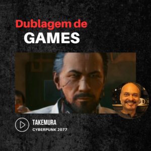 Claudio Galvan Instagram - 🎮🌟DUBLAGEM DE GAMES

O universo do Game é algo que fascina as mais diversas gerações e conquista uma legião de fãs pelo mundo todo! 

Fico impressionado com a imensidão desse "universo"! São infinitos jogos, eventos gigantescos, produções cada vez mais incríveis e vem ganhando um espaço sensacional no mercado! 

Falando nisso, pro #TBT de hoje, quero relembrar este trabalho sensacional em que tive o prazer de dar voz ao Takemura, no Cyberpunk 2077! 

Obrigado @gustavo.nader e @coredreamstudio! 

🎙🎧🎞🎮🎭